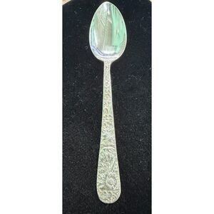 Vintage S. Kirk & Son "Repousse" Sterling Silver Teaspoon No Monogram